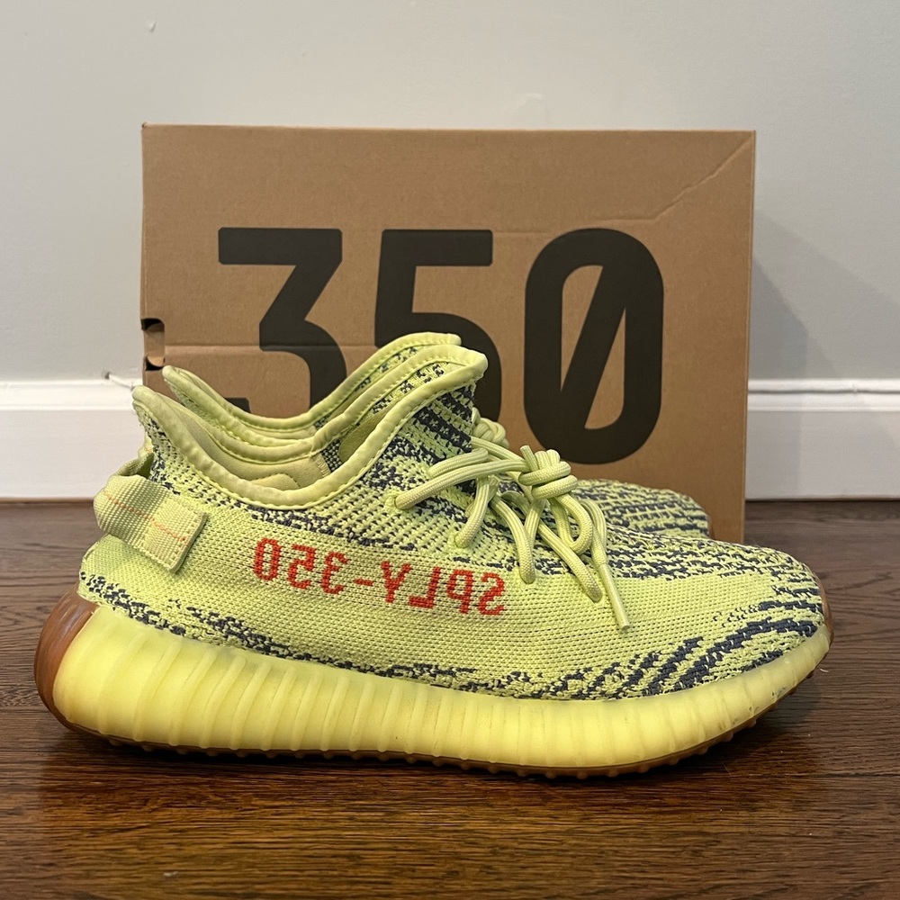 Adidas Yeezy 350 V2 “Frozen Yellow”- Size 9.5